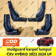 Mudguard mud carpet CRV Hybrid 2023 2024 2025 Black