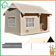 4 Season Blow Up Tent for 3-4 Person Camping Hiking Large Inflatable Camping Tent Oxford Inflatable 