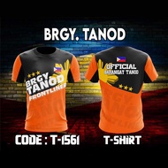 Barangay Official Full Sublimation T-shirt 3D T-Shirt Breathable Short Sleeve Tee