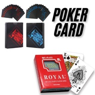 POKER CARD POKER PLAYING CARD Royal playing card / Poker (25C) (PLY03)(POKER BLACK)
