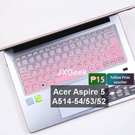 For Acer Aspire 5 A514 A514-54 A514-53 A514-52 52K 52G 53G Swift 5 Keyboard Protector SF314-52G-5079 536Y 14'' Laptop Cover Soft Thin Silicone Laptop Keyboard Film Dustproof