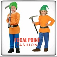 Dwarf snow white fairy tale Disney costume for Boys