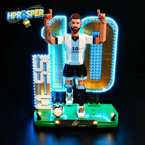 HPROSPER 5V LED Light (No Model) For LEGO Lionel Messi – Soccer Legend 43015 Decorative lights With 