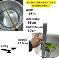 Periuk Kenduri Besar Tebal 65CM /50CM Superior Thick Degchi Pot/PERIUR BESAR/ALUMINIUM CURRY POT/SUP