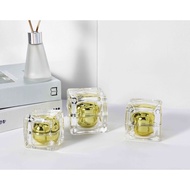 15g 30g Gold Clear Acrylic Jar AJ4-10033