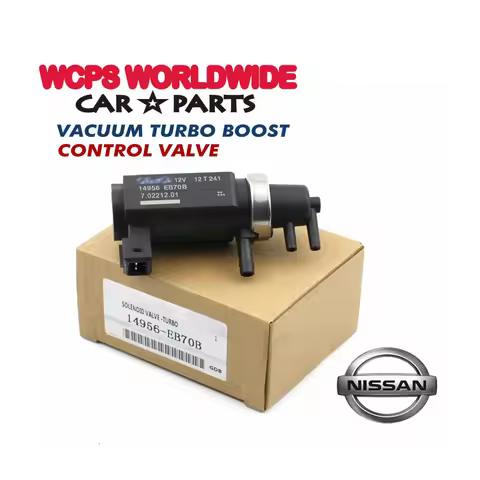 2PIECES X 14956EB70B Turbo Boost Solenoid For Nissan Navara D40 Pathfinder R51 2.5 14956-EB70B 14956