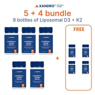 [Live Exclusive] B5G4 Liposomal Vitamin D3 + K2 | Xandro Lab | Superior Absorption for Strong Bones,