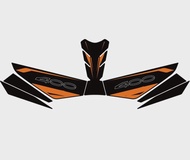 FOR  Z400 Z 400 Motorcycle body fairing sticker Tank Pads Gas Knee Grip Traction Sticker Protector