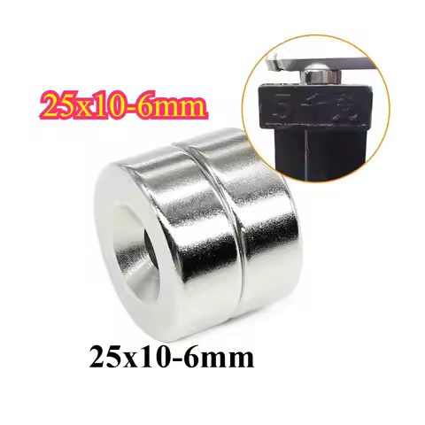 25x10-6mm Small Circular Magnets For Home Refrigerators, Offices DIY 25x10-6mm