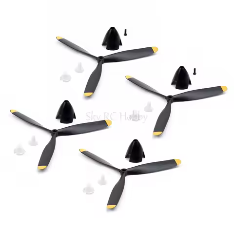 1/2/4/6/10/20 PCS RC 3 Blades Propeller for 761-5 P-51D / 761-8 F4U / 761-9 T28 / 761-11 BF109 / 761