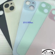 big hole back glass cover for iphone  15Pro 15Plus 15Pro Max 15  back glass