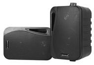 (2) HP4S-8 BK 4" Outdoor/Indoor Swivel Home Theater Speakers in Black, 4 inch 8 Ohm