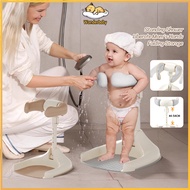 Wonderbaby Stand Tab Mandi Shower Rack Auxiliary Baby Shower Stand Anti Slip Foldable Bathtub Rack