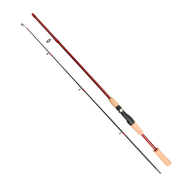 Joran Pancing Putar/Casting 2 Bagian 1.8M/6FT 2.1m/7FT Bahan Serat Karbon Air Asin atau Air Tawar Jo