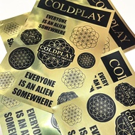 Coldplay  - Laptop/handphone sticker