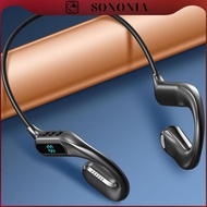 [SONONIA] Open Ear Headphone, Wireless Flexible Ear Hook Secure Air Conduction Headphones Sports Hea