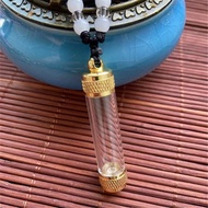 Openable Protective Amulet Bottle Necklace