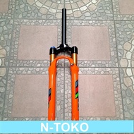 FORK SUSPENSI AIR XLR8 LOCK 27.5 120mm HITAM Sepeda Sparepart Termurah