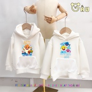 Hoodie baby shark Family shark Extremely Full size For Boys And Girls