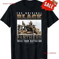 761st Tank Battalion Tribute Black Panthers WW2 Heroes T Shirt vintage Unisex Slightly homme Top For