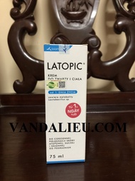 (MẪU MỚI ) KEM DƯỠNG ẨM DỊU NGỨA DA DỊ ỨNG / KÍCH ỨNG LATOPIC FACE AND BODY CREAM 75ML