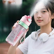 FQUAN (26oz) Spray Sports Water Cup Summer Outdoor Fitness Water Bottle Boys Girls Children Students