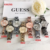 Guess Luxury Fashion Men Watch  Business Sports Quartz Mens Watch Casual Round Dial Stainless Steel Leather Strap