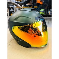 Gracshaw G838 Gaizer / Xdot G515 Visor Siang Malam Smoke / Gold