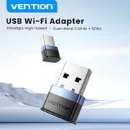 Vention WiFi6 Dual Band AX900M USB Wireless Adapter Mini Driver-Free Edition 5GHz 600Mbps 2.4GHz 286