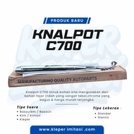 C700 exhaust made of beautiful fajar material