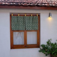 雏菊小门帘 定制原创插画纹样日式中式小清新門簾隔断 圣诞礼物