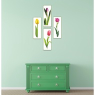 008 Wooden Project Wall Decor Tulip Wall Display