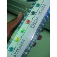 HOT STAMPING FOIL HOLOGRAM FOIL/ HOLOGRAPHIC FOIL/ WITH CROWN LINES 713 USA