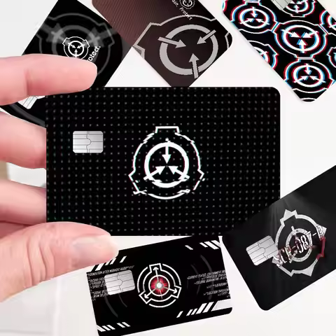 Popular Foundation Scp F-Foundation Game Anime Cartoon Sticker Film Skin For Credit Card Debit Bank 