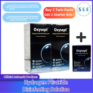 (C2) 3x [Twin pack] OXYSEPT Contact Lens Multipurpose Solution + 2x Starter Kit