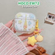 【Ready】For HOCO EW72 Case Cartoon Star Pattern Soft Silicone Earphone Case Casing Cover