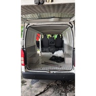 hiace toyota kdh200 checker plate besi lantai
