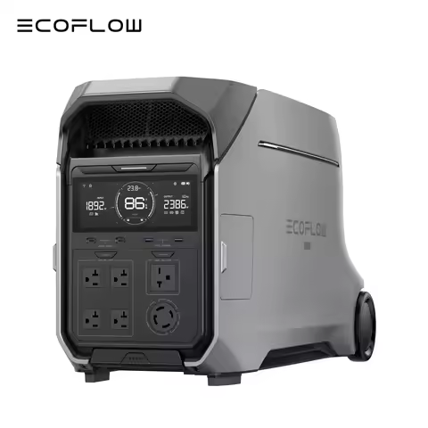 ECOFLOW DELTA Pro 3 Portable Power Station, 4000Wh LFP Battery, Expandable to 48kWh, 120/240V 4000W