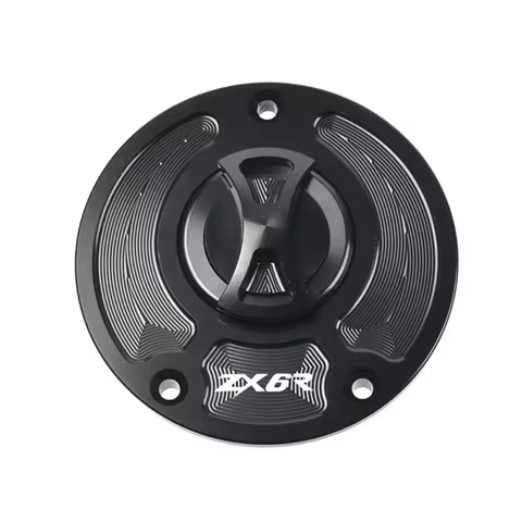Keyless Motorcycle Fuel Gas Tank cap Cover For Kawasaki Ninja ZX-6R 636 ZX636R 2007-2018 2012 2013 2