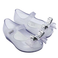 Melissa Girls Jelly Sandals Bow Summer Children Ballet Girls Breathable Jelly Shoes Girls Sandals Shoes
