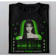 Aespa Supernova Kpop Tshirt Amargeddon Aespa Album Merch Karina, Ning Ning, Winter, Giselle Tee