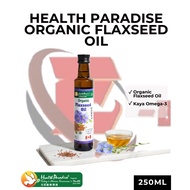 HEALTH PARADISE ORGANIC FLAXSEED OIL 250ML