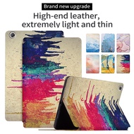 For Huawei MediaPad M5 Lite 8 8.0" 2019 JDN2-L09 JDN2-W09HN M5 8 8.4" 2018 SHT-AL09 SHT-W09 Colorful Oil Painting Tablet Protective Case Fashion Flip Stand Cover PU Leather Casing