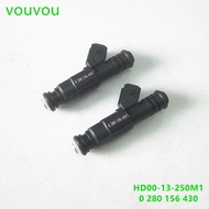 Car accessories 0 280 156 430 engine fuel injector nozzle HD00-13-250M1 for Haima 3 2007-2015 Freema