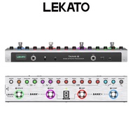LEKATO Tank-B Bass Multi Effects Pedal with 36 Presets 9 Preamp Slots 8 IR Cab Slots 3Mod Effects