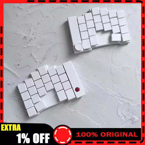 DL42 Low Profile Switch Split Keyboard 40% Mechanical Keyboard Kit Diy Mini Red Dot Keyboard Thinkpa