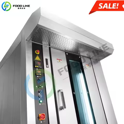 Professional Bakery Oven - Industrial Rotary Rack 16/32/64 Tray Gas/Diesel/Electric Model