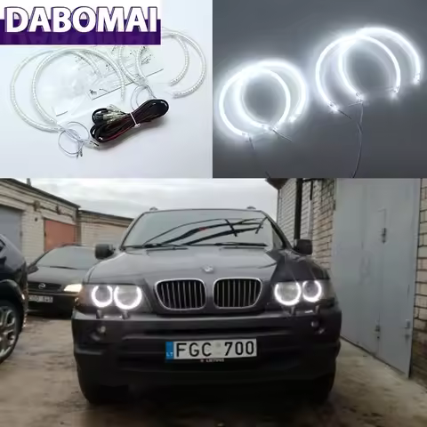 Daytime Running Light DRL for BMW E53 X5 2000 2001 2002 2003 Premium Super Bright White 3528 SMD LED