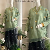 BAJU BODO LAKBU MODERN ORGANZA SULTAN SULAM BORDIR LAGOSI ADAT BUGIS