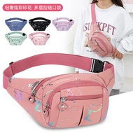 Fashion Mobile Phone Coin Purse Printed Chest Bag Sports Mountaineering Cycling Waist Bag Female Sta